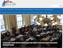 Tablet Screenshot of granitestateprogress.org